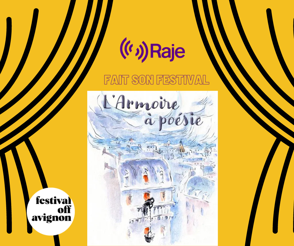 Raje Fait Son Festival /// L'armoire à poésie avec Denis Malleval et Baptiste Caillaud à l'Oriflamme au micro d'Adeline 